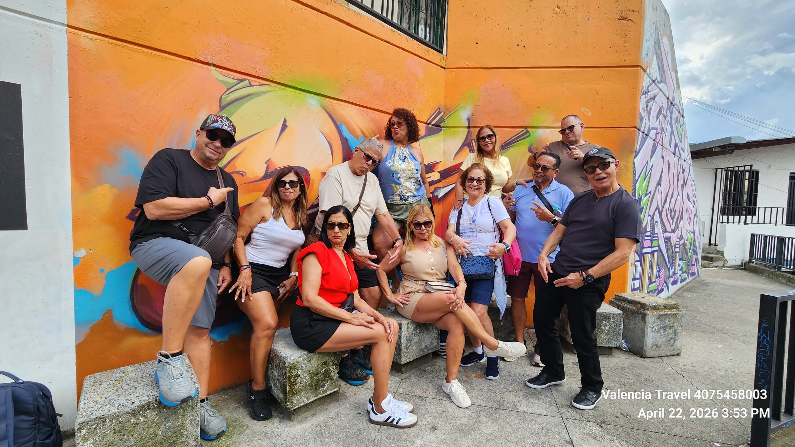 Valencia Travel group excursion in Medellin Colombia